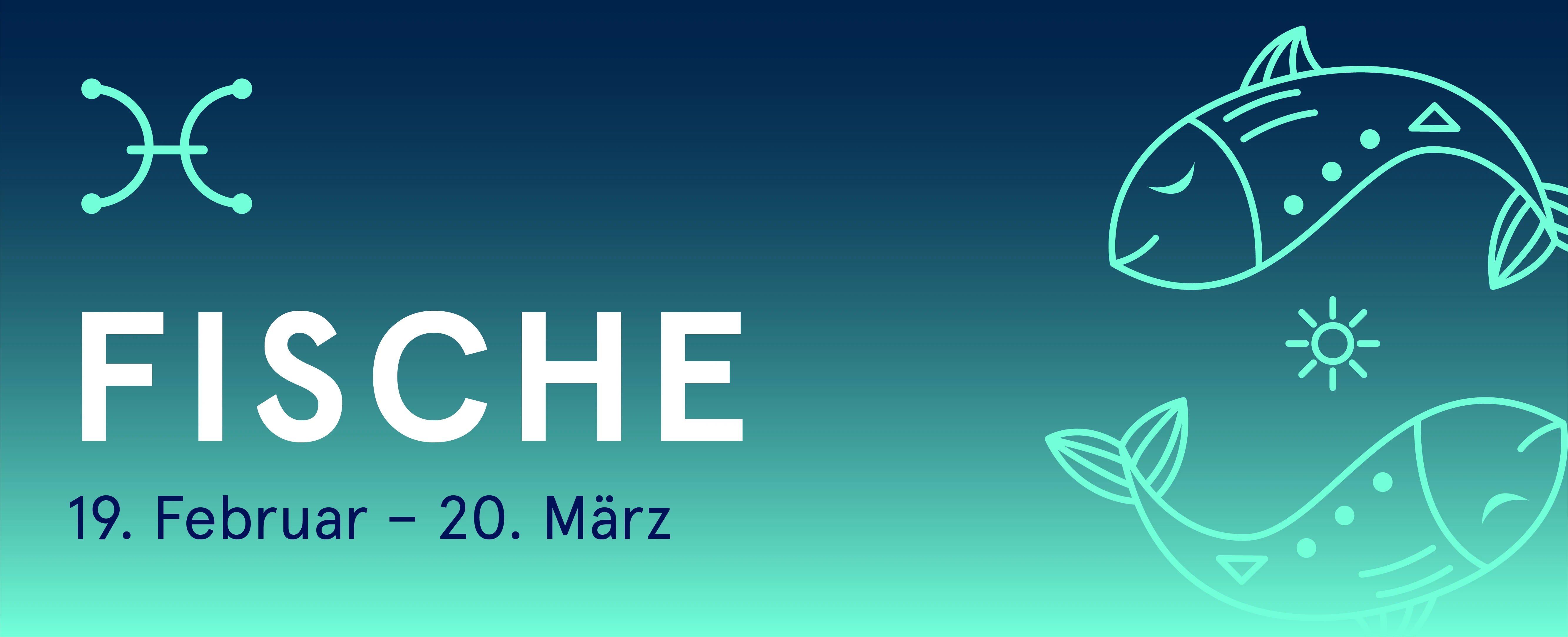 © Canvas Pro Sternzeichen Fische (19. Februar - 20. März): Symbol & Fische.