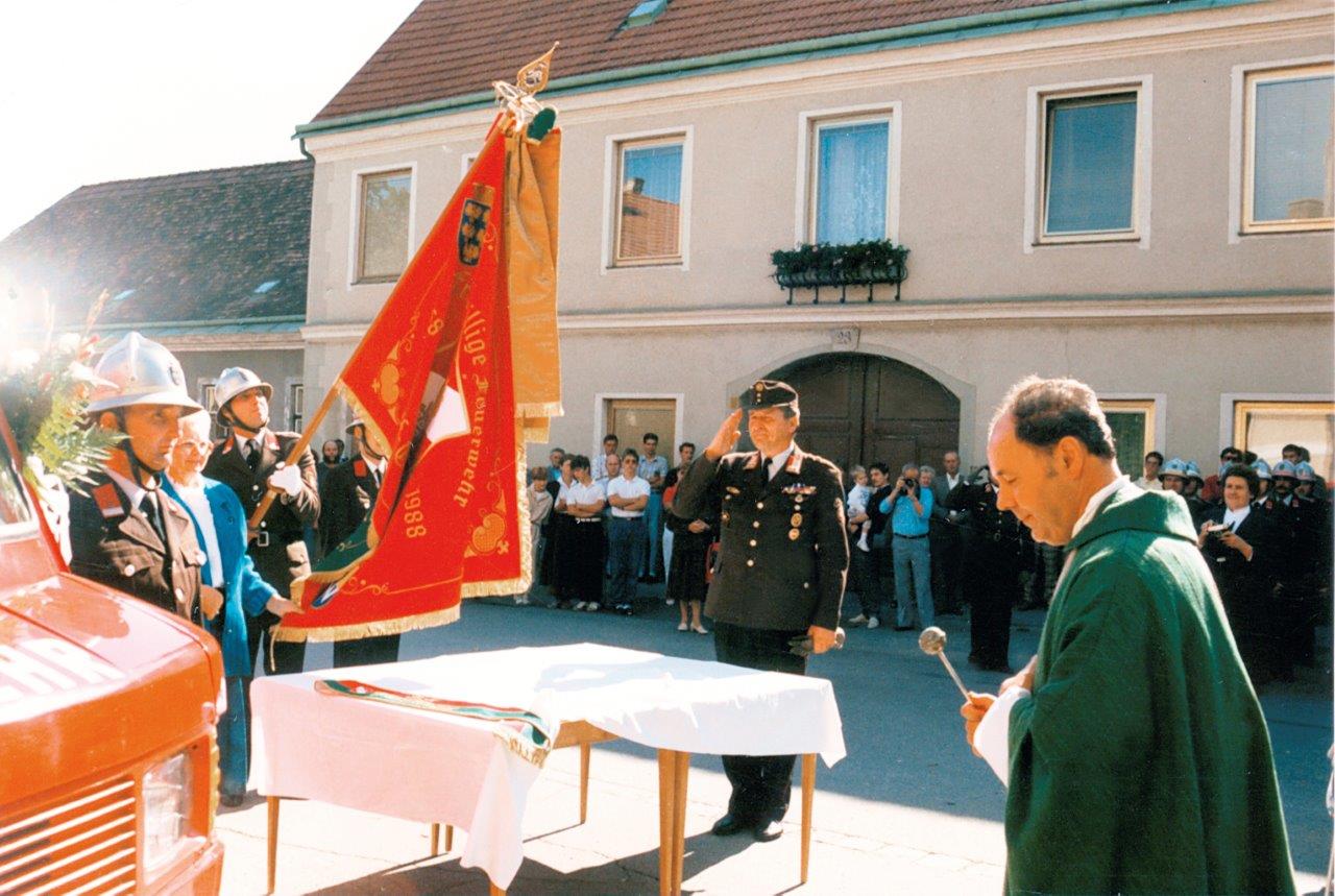 Weihe der Fahne